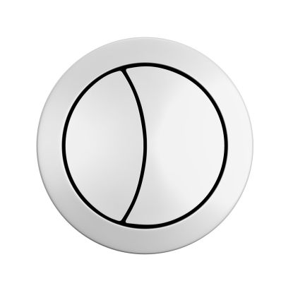Dual Flush Cistern Button White
