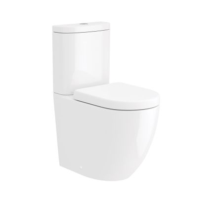 Edison Fully Enclosed Semi CH Pan,Cistern & D-Shape Seat