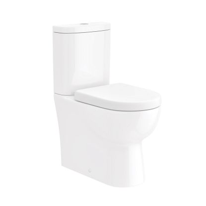 Finley Fully Enclosed Semi CH Pan, Cistern & D-Shape Seat