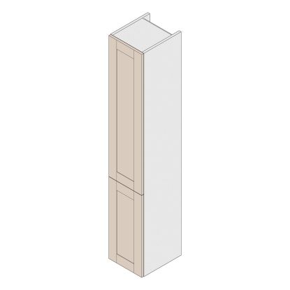 Gresham 300mm 2 Door Tall Storage Unit Cashmere Matt