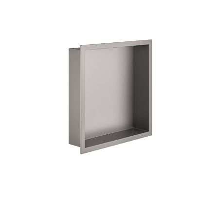 300 x 300 Square Shower Niche Gun Metal