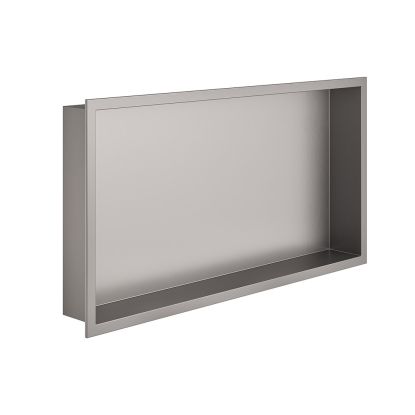 600 x 300 Rectangle Shower Niche Gun Metal