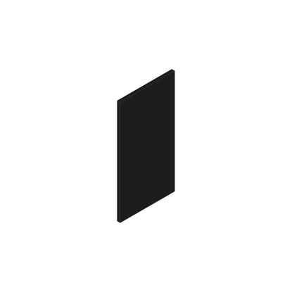 Base End Panel Black Matt
