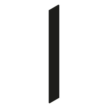 Slimline Tall End Panel Black Matt