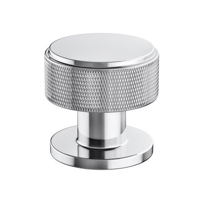 Ryver Knurled Knob Chrome
