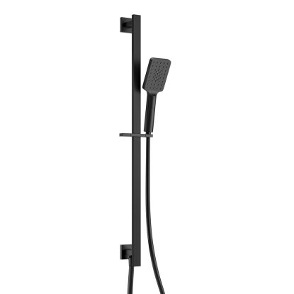 Dayla Sliding Rail Kit with Bottom Outlet Black