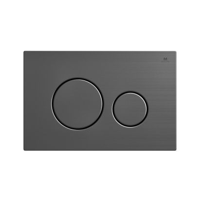 Solution Round Dual Flush Plate Gun Metal