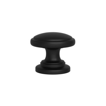 Clayton Round Knob Black