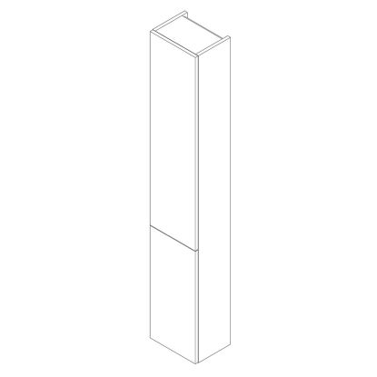 Stockton Slimline 300mm 2 Door Tall Storage Unit