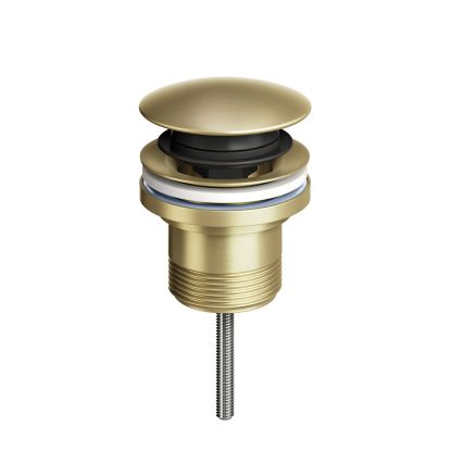 Universal Basin Waste Brushed Brass