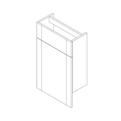 Gresham Slimline Back To Wall Unit